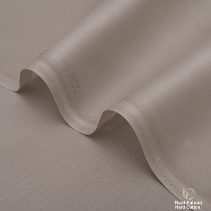 Real Falcon Hard Cotton Fabric – Premium Taupe/Grey Shade