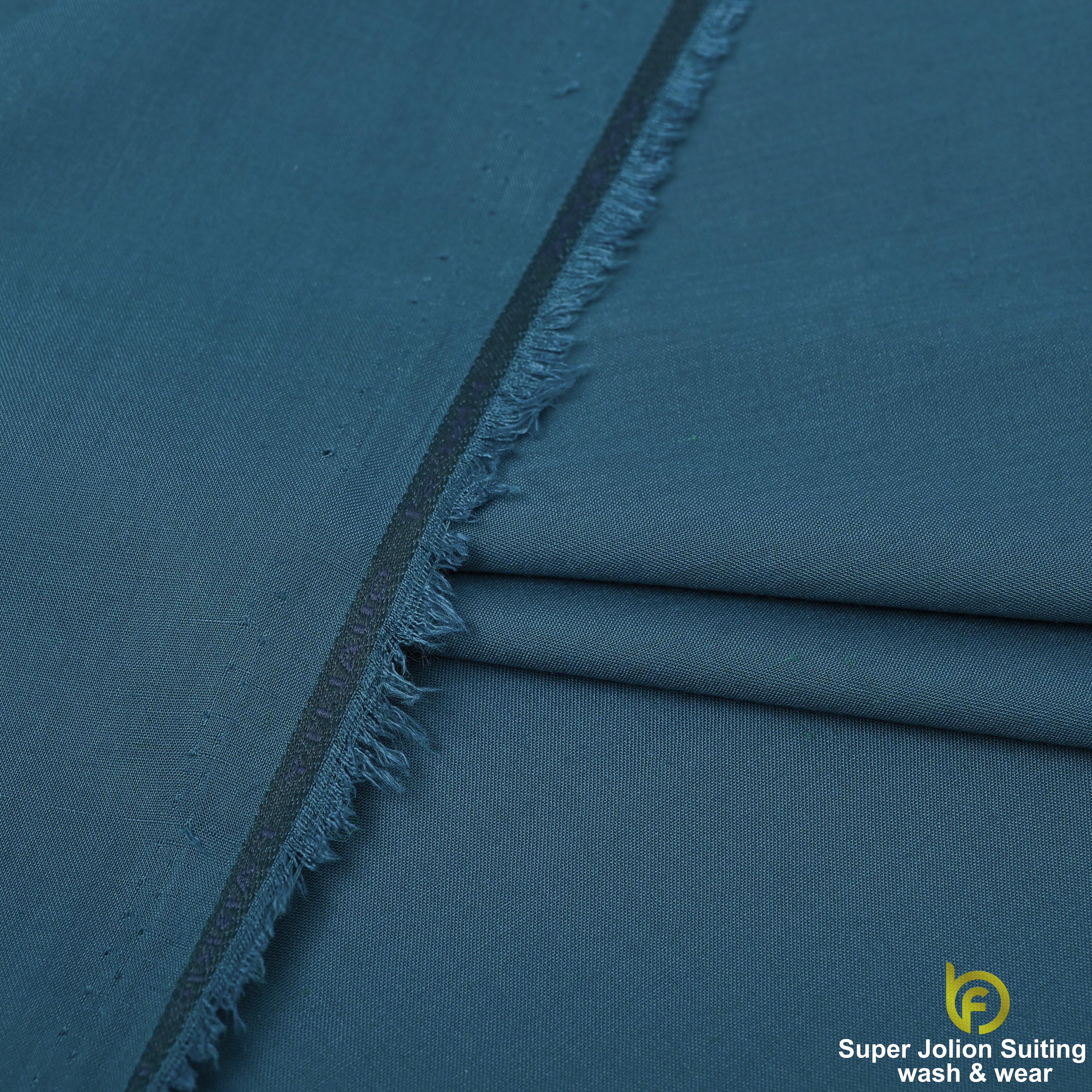 Super Jolion Wash & Wear Suiting Fabric – Petrol Blue