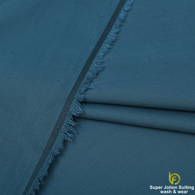 Super Jolion Wash & Wear Suiting Fabric – Petrol Blue