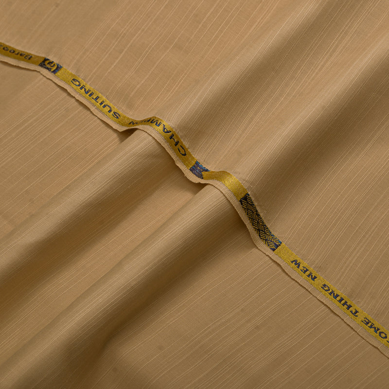 Premium Golden Beige Textured Fabric | Brother Fabrics-2