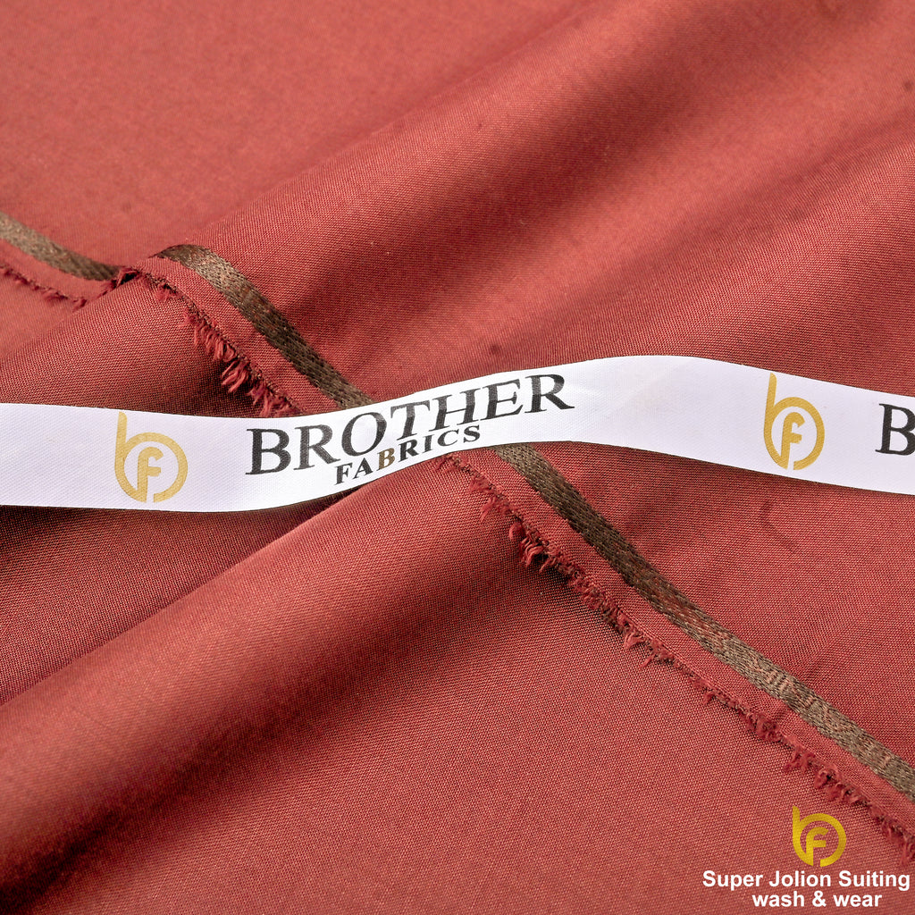 Super Jolion Wash & Wear Suiting Fabric – Mahogany