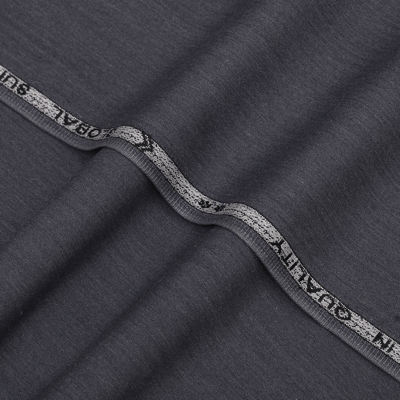 Obal Premium Deep Charcoal Grey Unstitched Men’s Suiting Fabric
