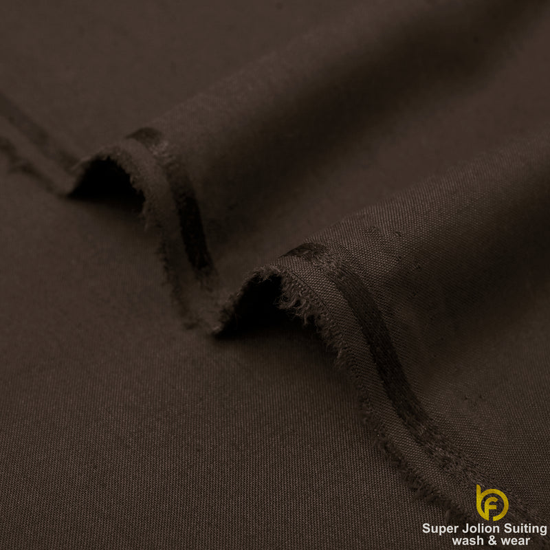 Super Jolion Wash & Wear Suiting Fabric – Chocolate Brown