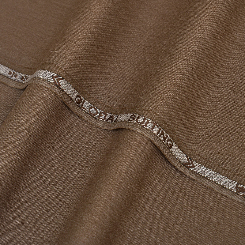 Premium Earthy Bronze Unstitched Men’s Suiting Fabric
