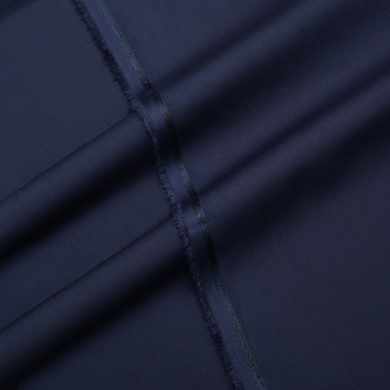 Midnight Black Premium Suiting Fabric-1