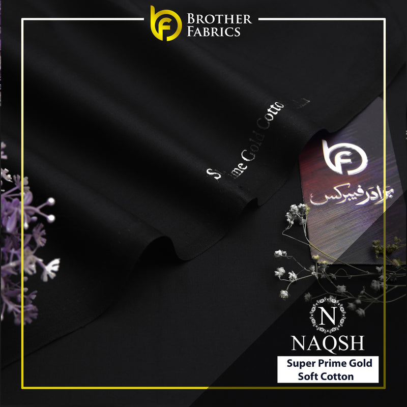 Super Prime Gold Soft Cotton – Midnight Black
