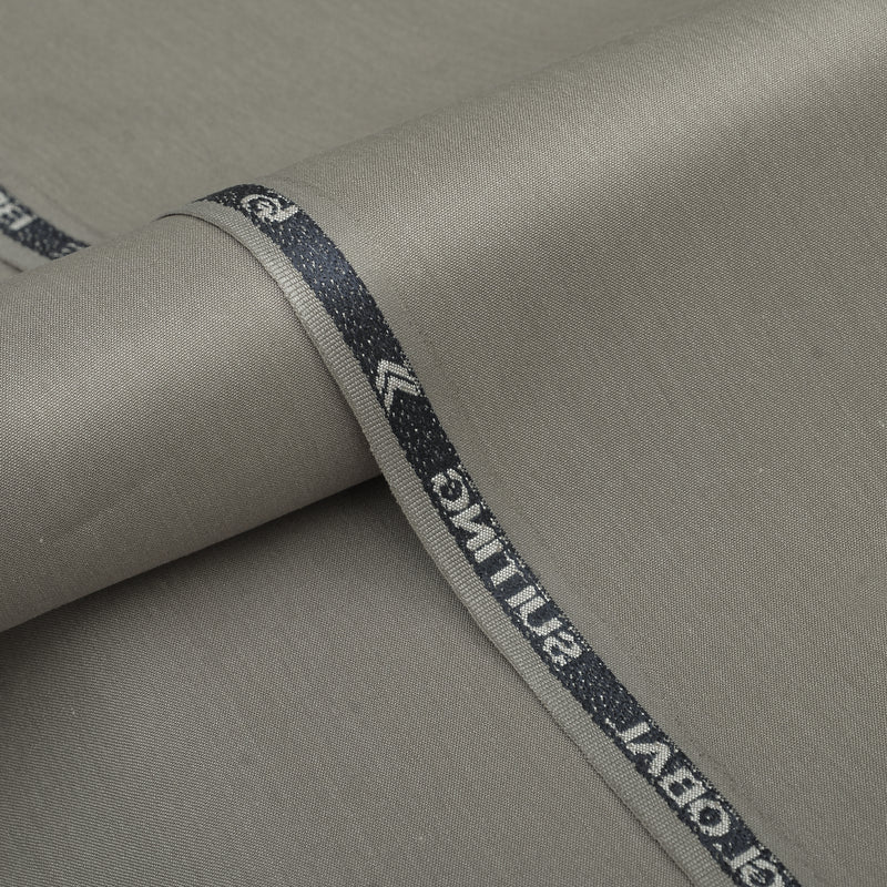 Obal Premium Olive Grey Unstitched Men’s Suiting Fabric