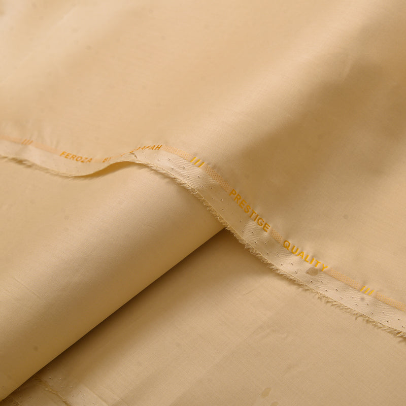 Premium Champagne Beige Cotton Fabric – Elegant, Refined & Timeless-1