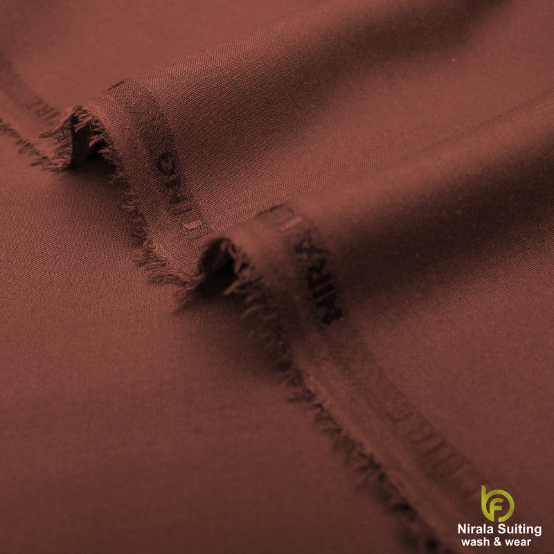 Brother Fabrics Nirala Gold – Chestnut Bronze | Premium Wash & Wear Fabric