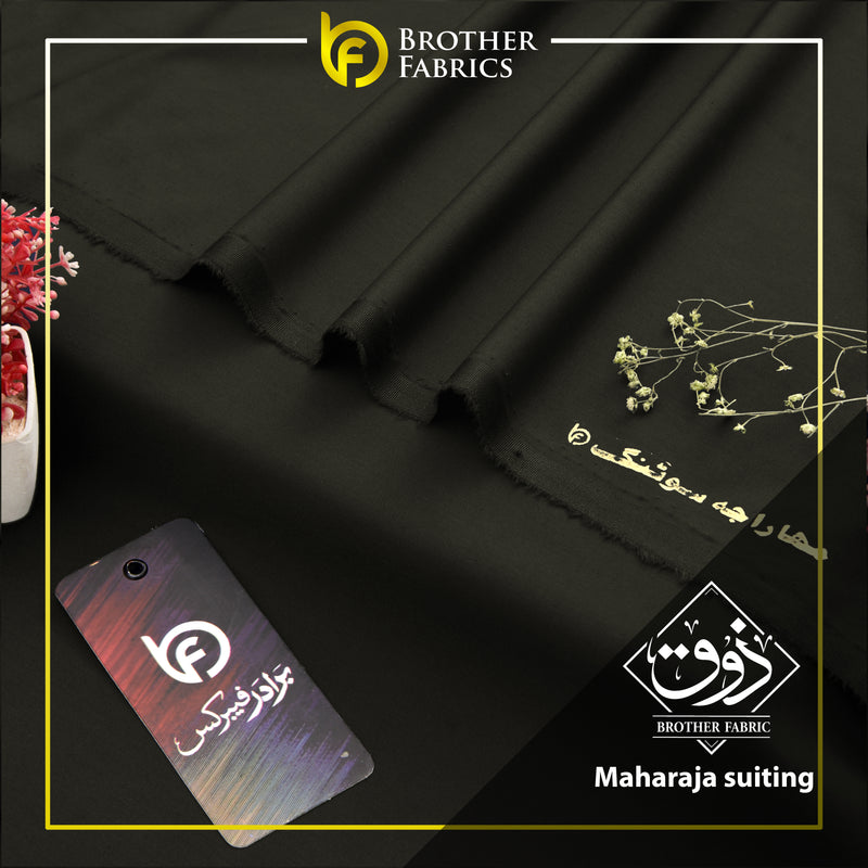 Maharaja Suiting Brother Fabrics – Regal Ony x Black