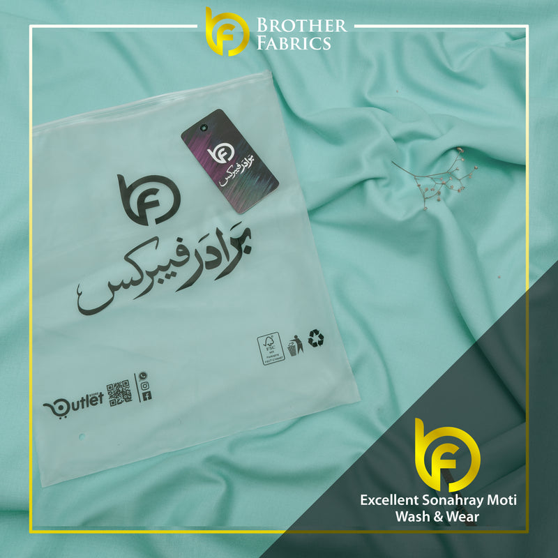 Brother Fabrics Excellent Sonahray Moti Wash & Wear – Aqua Mint