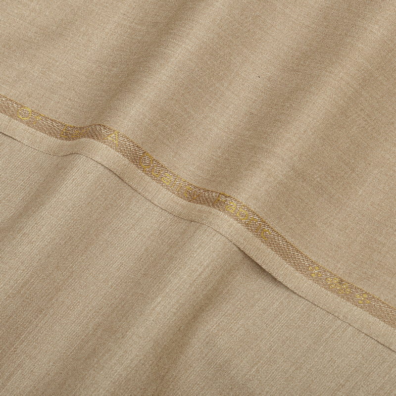 Premium Light Camel Beige Unstitched Men’s Suiting Fabric