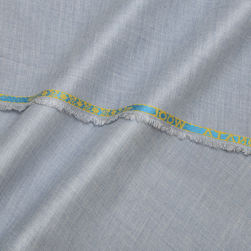Sonata Premium Textured Slate Blue Unstitched Men’s Suiting Fabric