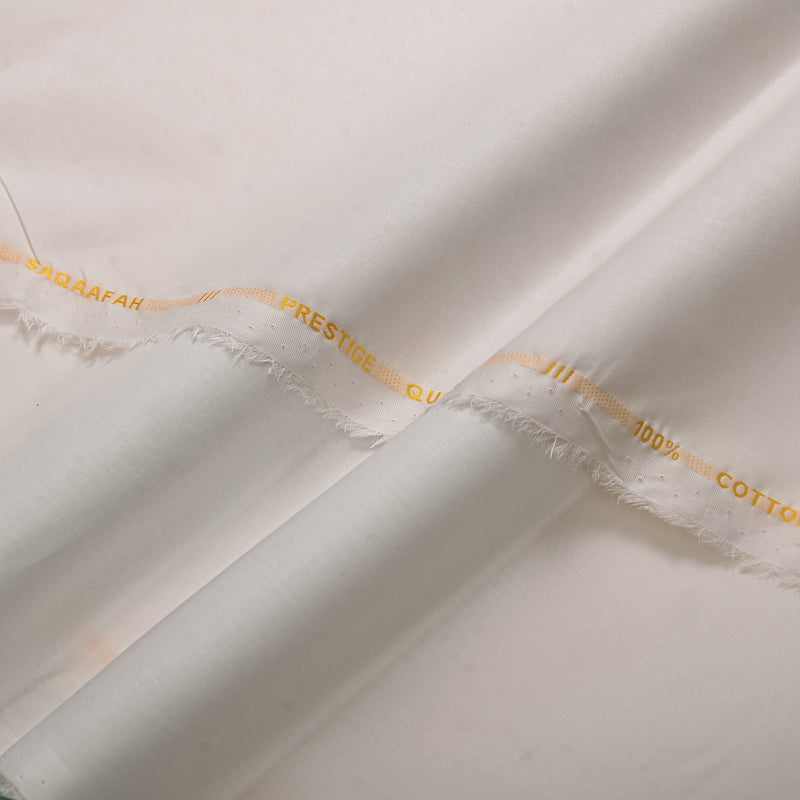 Pure White Elegance – Premium 100% Cotton Fabric-6