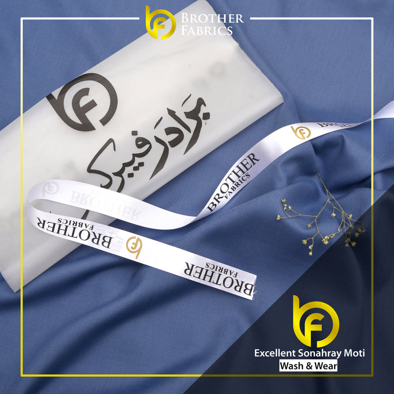 Brother Fabrics Excellent Sonahray Moti – Denim Blue Wash & Wear Fabric