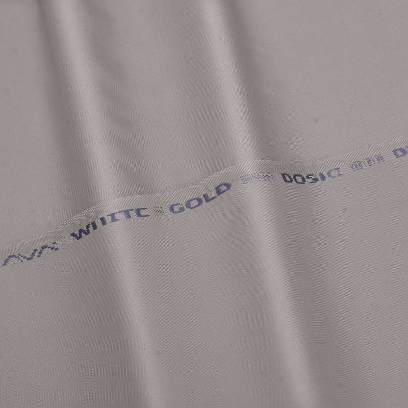 Premium Ash Grey Unstitched Men’s Wash & Wear Fabric