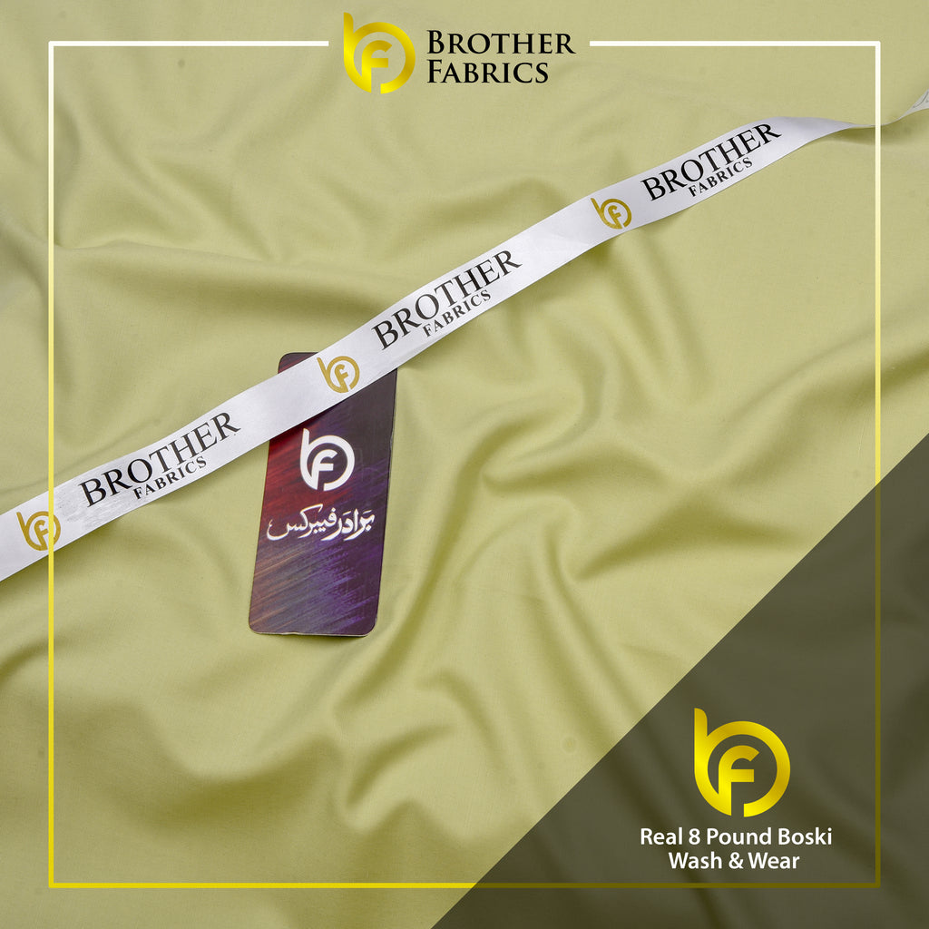 Premium Soft Olive Real 8 Pound Boski Wash & Wear Fabric | Brother Fabrics