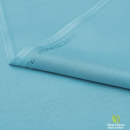 Real Falcon Hard Cotton Fabric – Premium Sky Blue Water-Resistant Cotton Blend