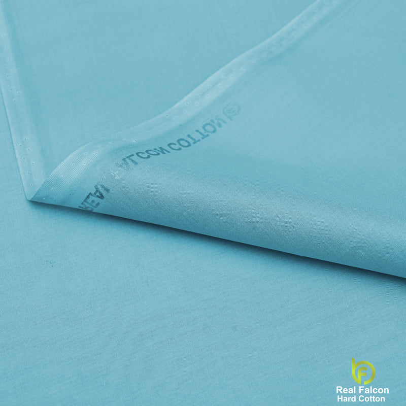 Real Falcon Hard Cotton Fabric – Premium Sky Blue Water-Resistant Cotton Blend