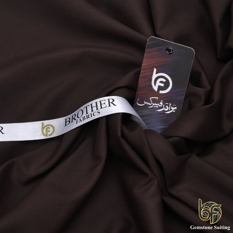 Prestige Brown Premium Suiting Fabric-5