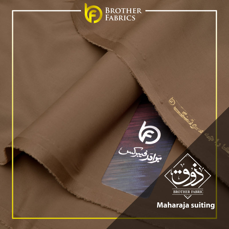 Maharaja Suiting Brother Fabrics – Desert Walnut