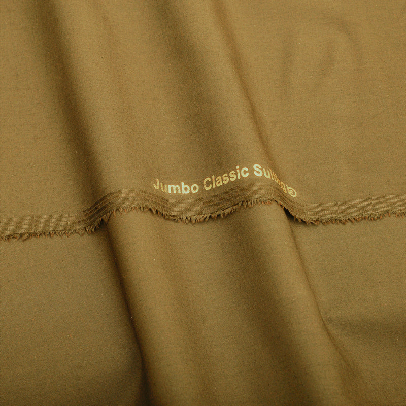 Premium Olive Green Unstitched Men’s Suiting Fabric