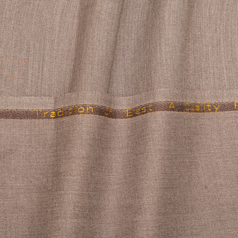 Twister Wool Premium Warm Taupe Unstitched Men’s Suiting Fabric