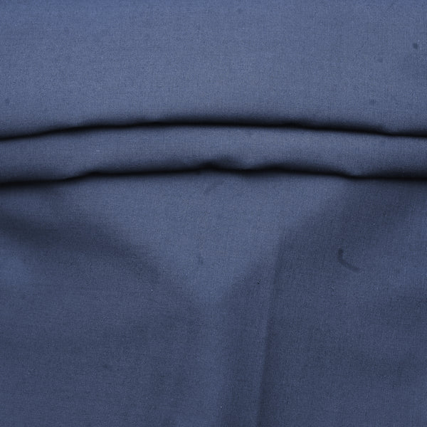 Classic Muted Slate Blue Unstitched Wash & Wear Fabric for Men’s Suits-9
