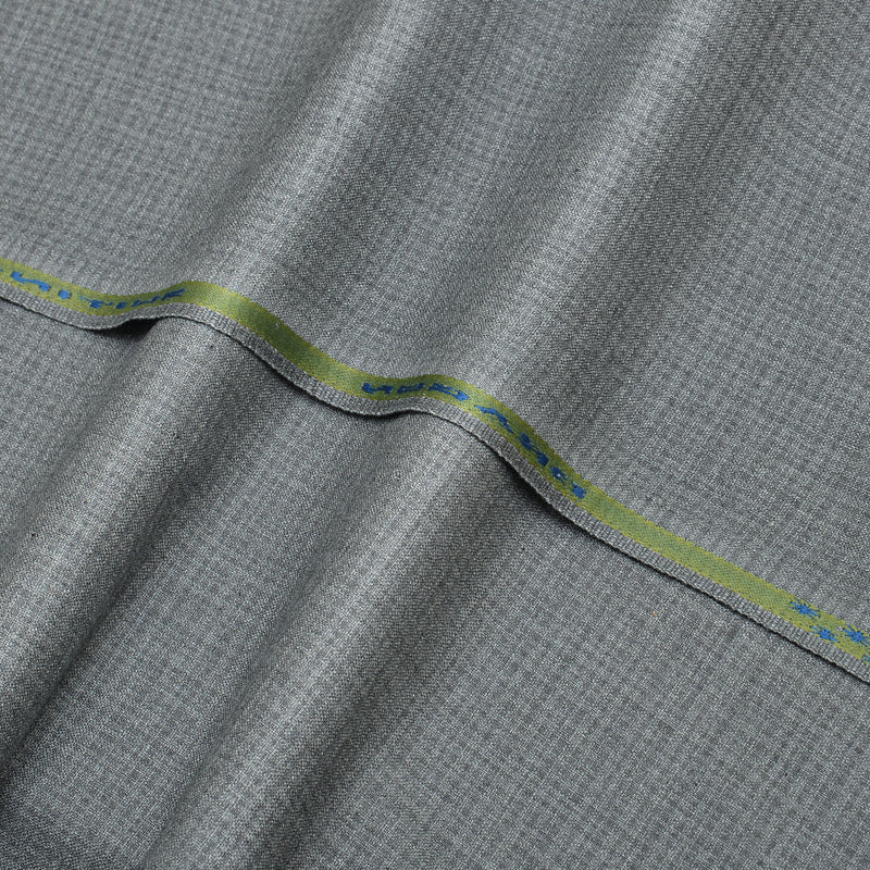 Premium Textured Light Grey Unstitched Men’s Suiting Fabric
