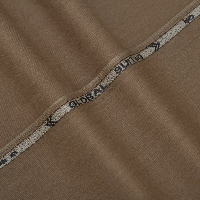 Obal Premium Khaki Brown Unstitched Men’s Suiting Fabric
