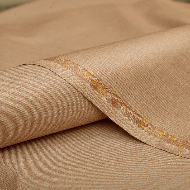 Brother Fabrics Premium Warm Sandy Beige Unstitched Men’s Suiting Fabric