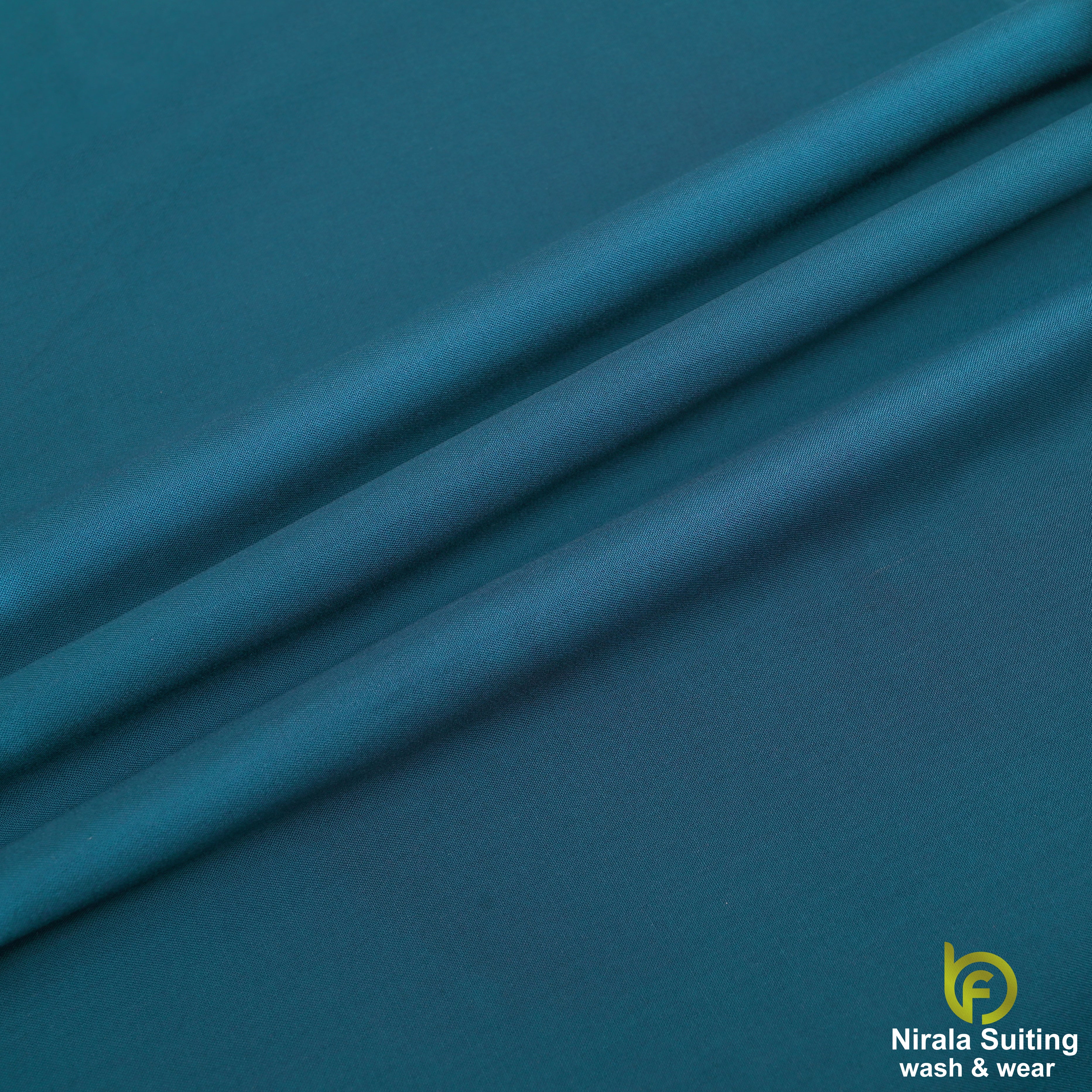 Brother Fabrics Nirala Gold – Emerald Teal | Premium Wash & Wear Fabric