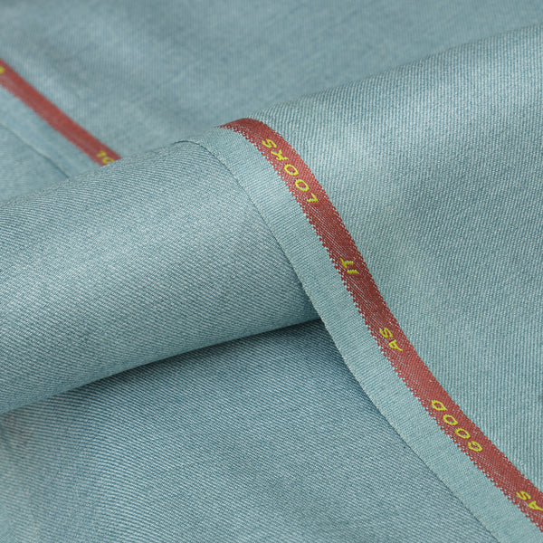 Premium Sage Green Unstitched Men’s Suiting Fabric