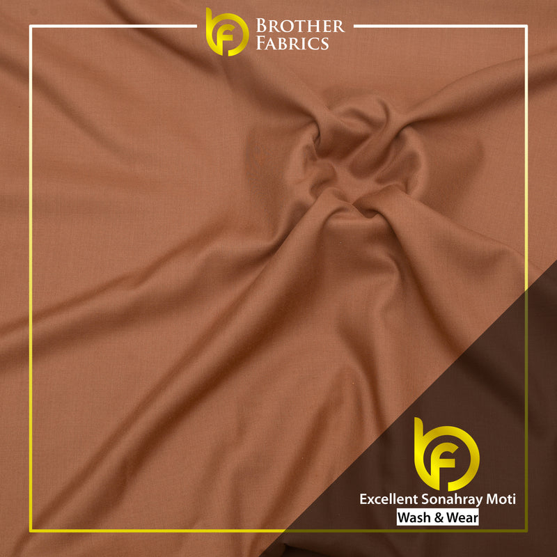 Brother Fabrics Excellent Sonahray Moti – Rustic Copper Wash & Wear Fabric