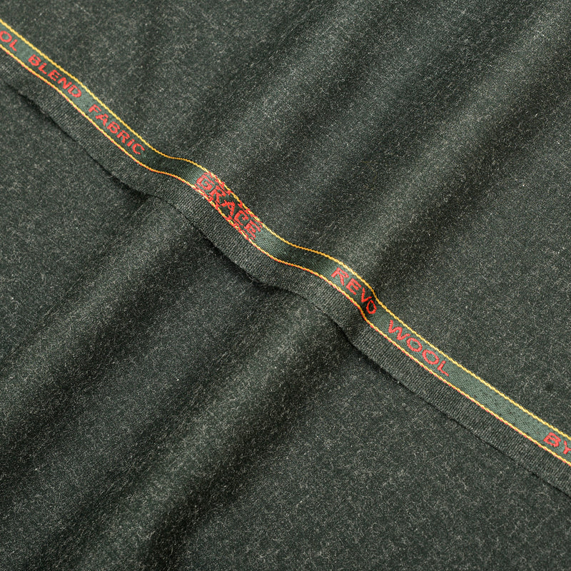 Grace Super Fine Wool Forest Green Unstitched Men’s Suiting Fabric