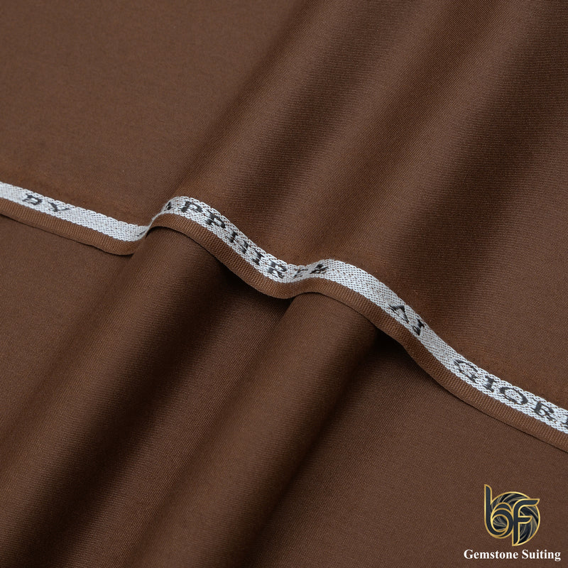 Gemstone Brown Premium Suiting Fabric-1