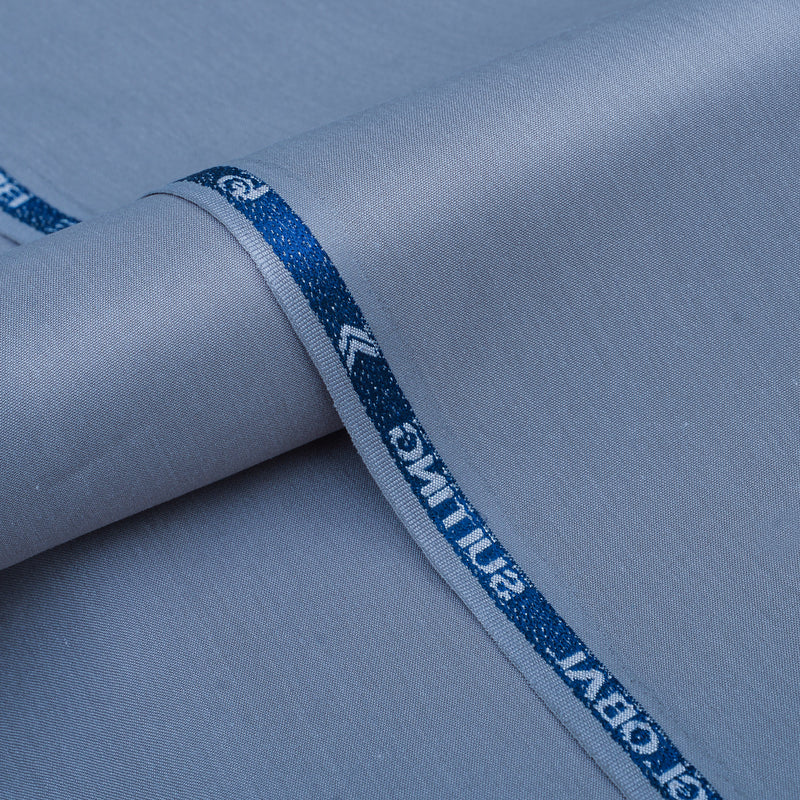 Obal Premium Periwinkle Blue Unstitched Men’s Suiting Fabric