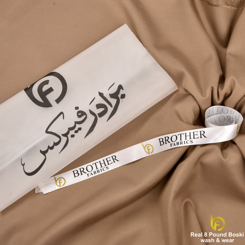 Desert Taupe Real 8 Pound Boski Wash & Wear Fabric | Brother Fabrics
