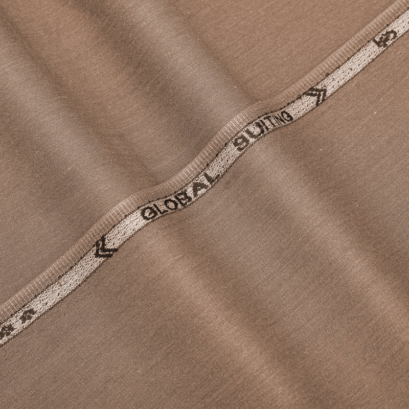 Obal Premium Taupe Brown Unstitched Men’s Suiting Fabric