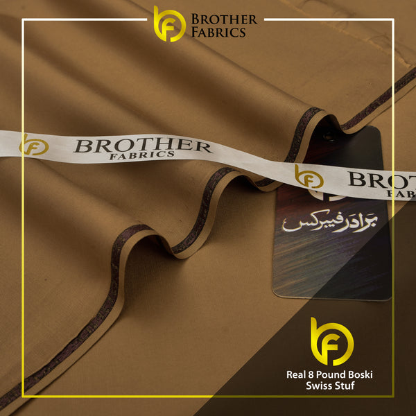 Camel Brown Real 8 Pound Boski Swiss Stuff Fabric | Brother Fabrics