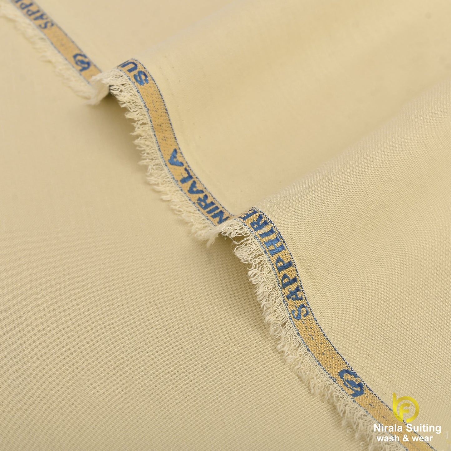 Nirala Suiting – Ivory Cream