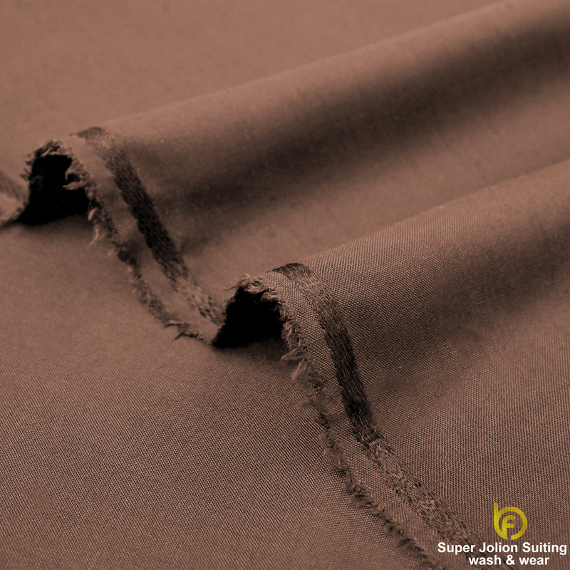 Super Jolion Wash & Wear Suiting Fabric – Coffee Brown