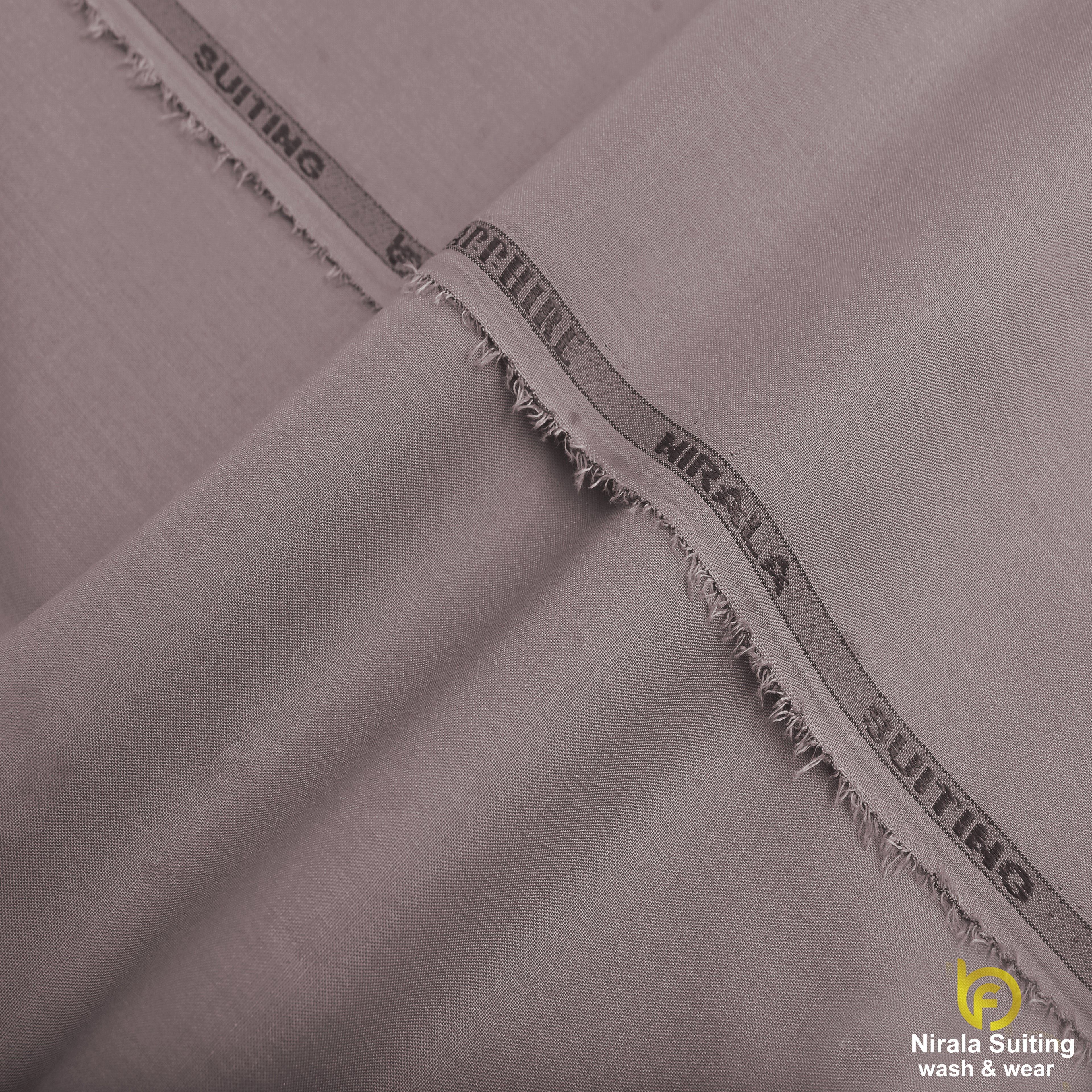 Brother Fabrics Nirala Suiting – Pearl Stone | Premium Wash & Wear Fabric