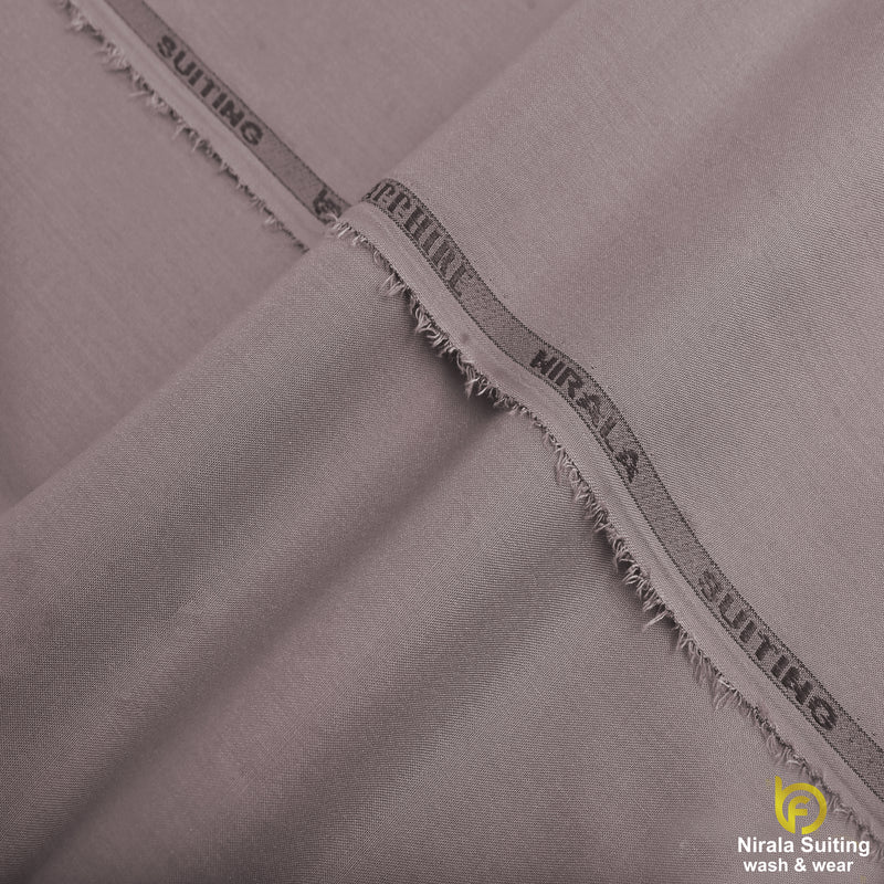 Brother Fabrics Nirala Suiting – Pearl Stone | Premium Wash & Wear Fabric