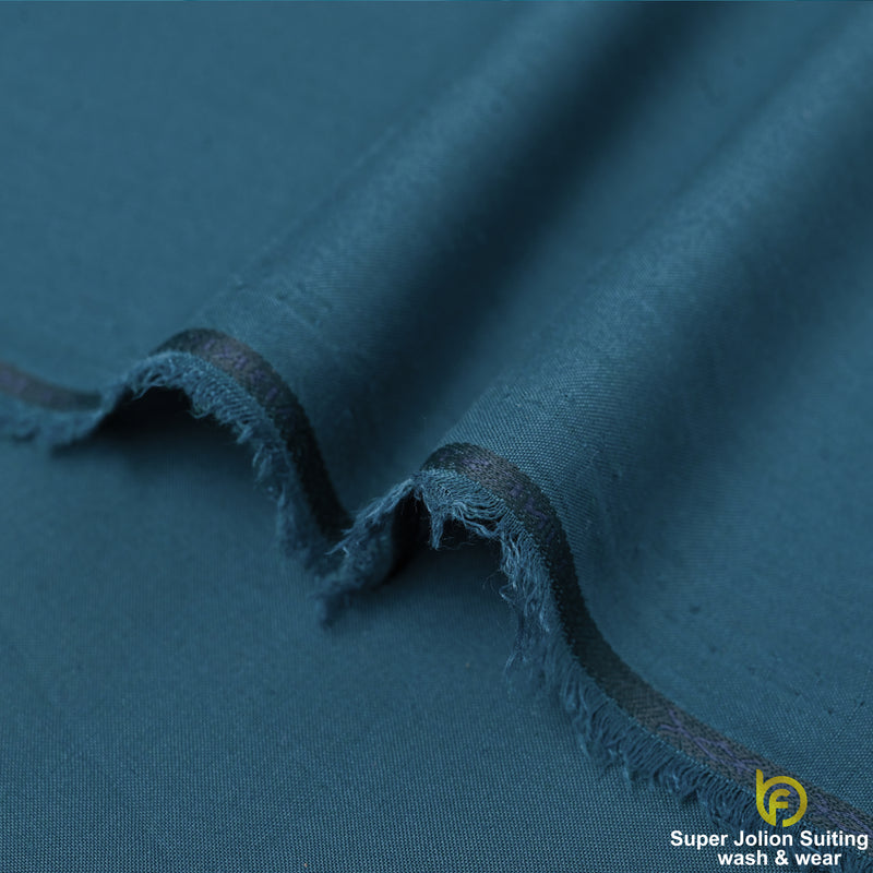 Super Jolion Wash & Wear Suiting Fabric – Petrol Blue