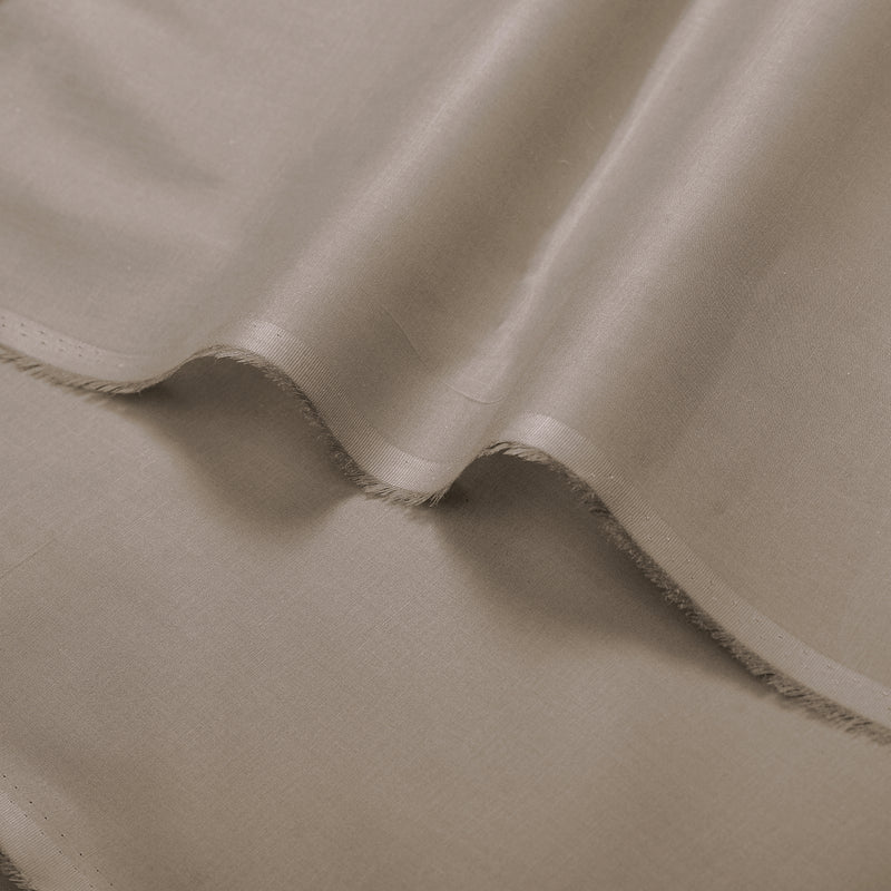 Classic Muted Greyish-Beige Unstitched Wash & Wear Fabric for Men’s Suits-16
