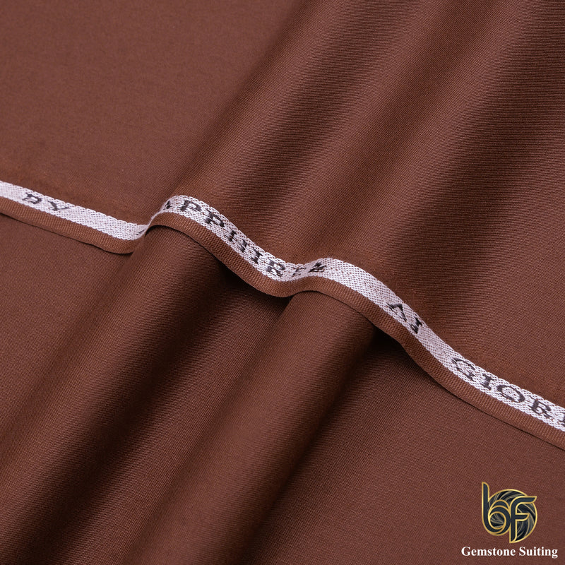 Gemstone Brown Suiting – Premium Formal Fabric-3