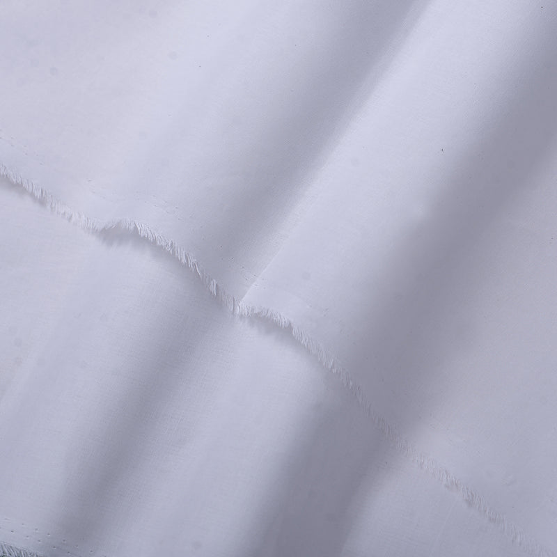Classic Off-White Unstitched Soft Cotton/Latha Fabric for Men’s Suits-2