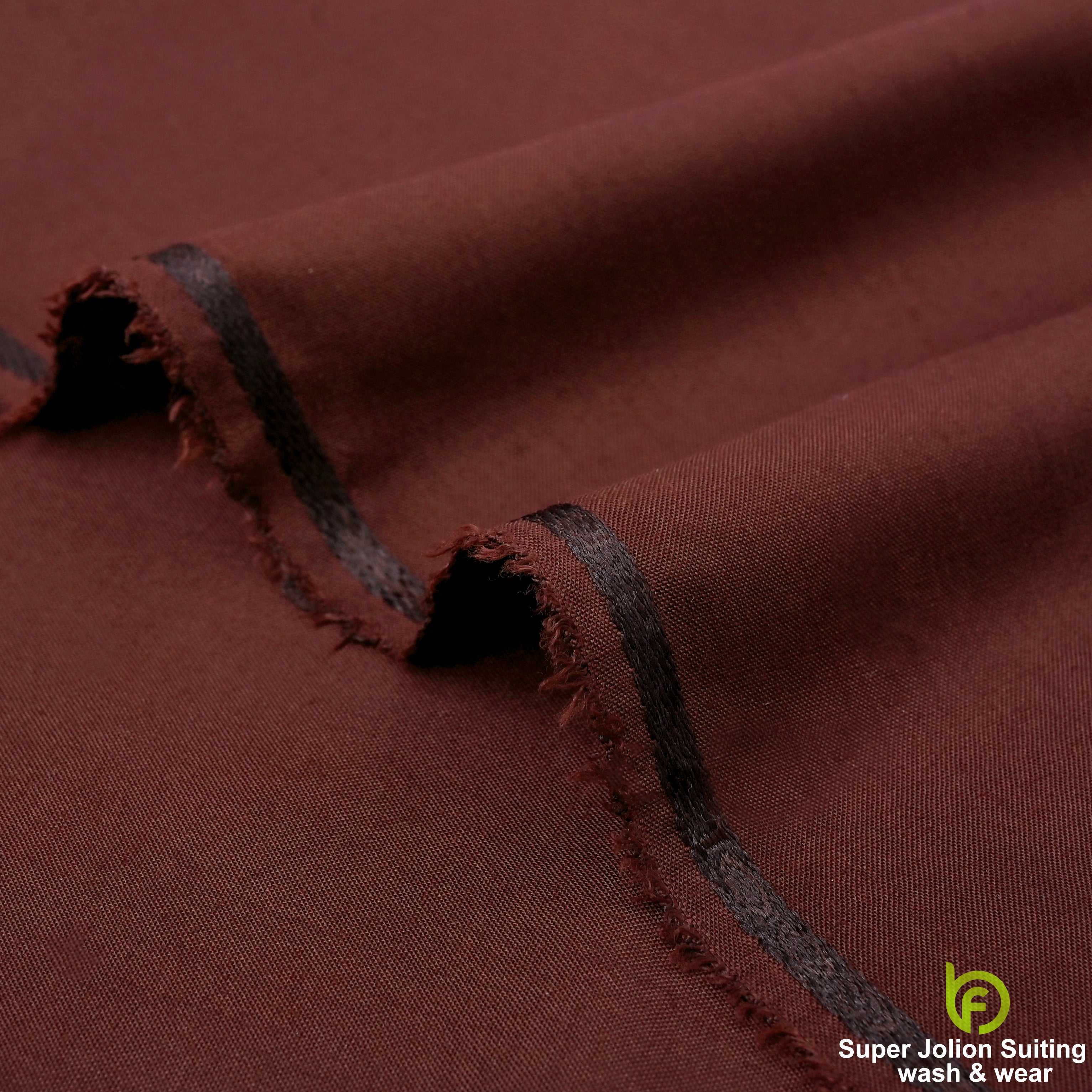 Super Jolion Wash & Wear Suiting Fabric – Mahogany
