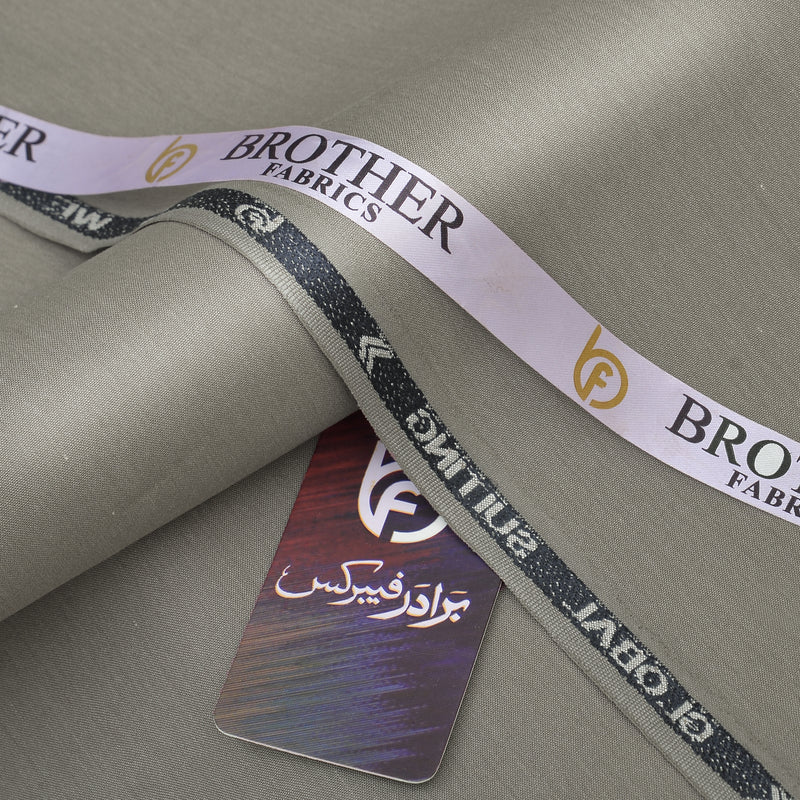 Obal Premium Olive Grey Unstitched Men’s Suiting Fabric